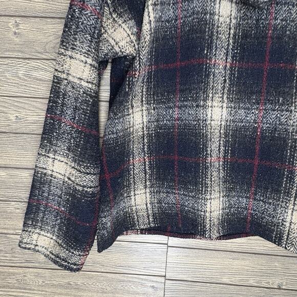 Legendary Whitetails Baja Hoodie Drug Rug Heavy Thick Plaid Pullover Jacket XL - Picture 11 of 12